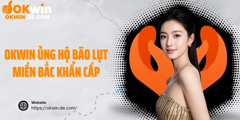 Okwin ủng hộ bão lụt miền Bắc khẩn cấp